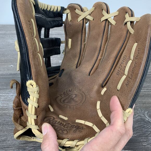 Rawlings D1275HD 12.75" RHT Leather Baseball Glove Premium Series. Fast Ship! - Picture 8 of 8